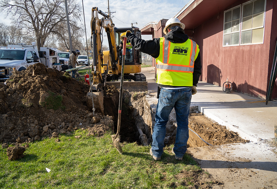 digging