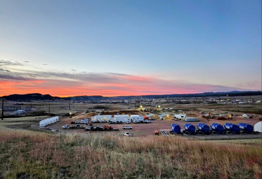 A view of the Lange II Generating Station under construction in Rapid City, South Dakota