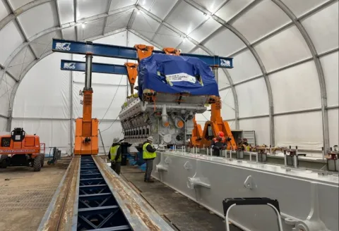 Construction of the Lange II Generating Station