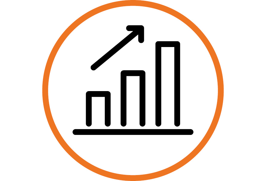 Sustainable growth icon